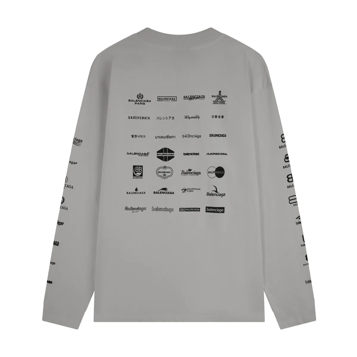Balenciaga Classic LOGO T💰P110 32s 240g Authentic +Sizes ＋ Logo Size：Xs-L ：